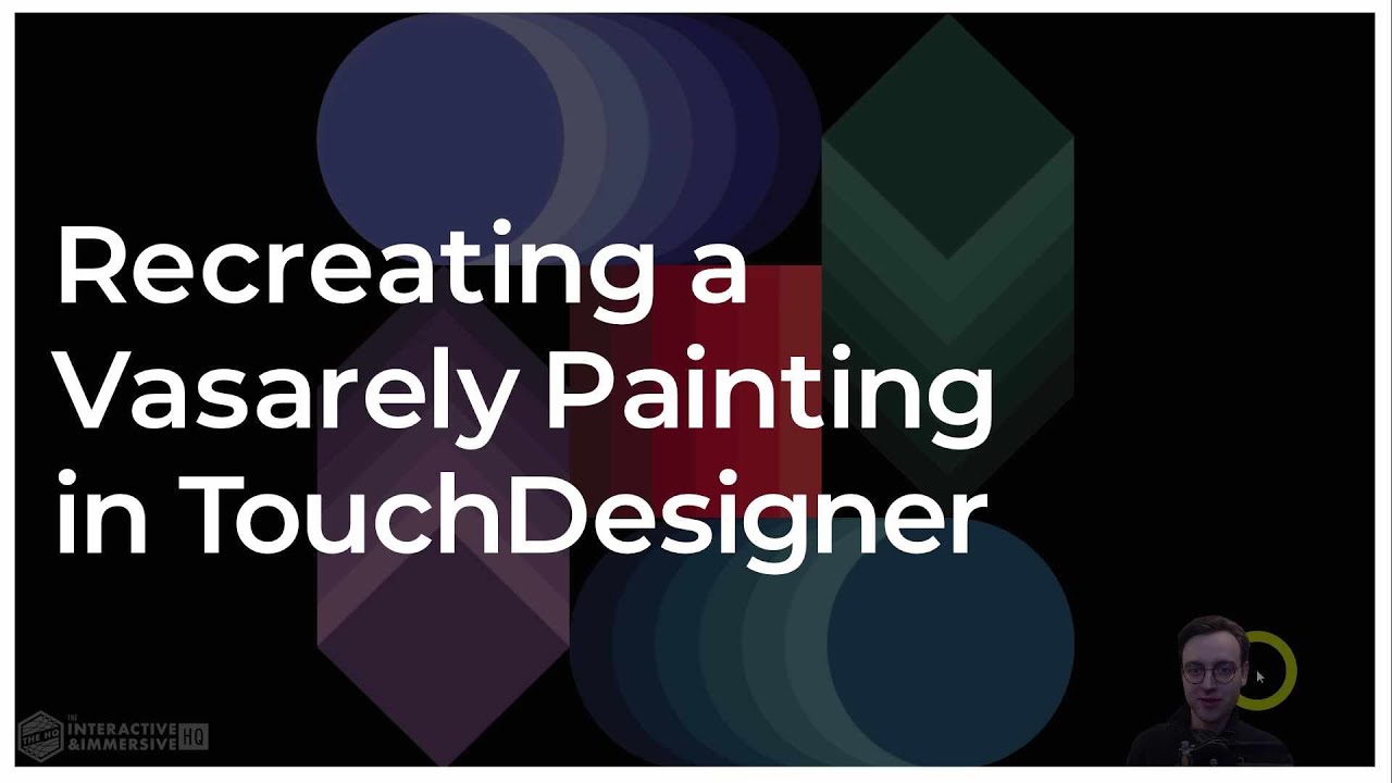 Recreating a Vasarely Painting in TouchDesigner - TouchDesigner Tutorial 090