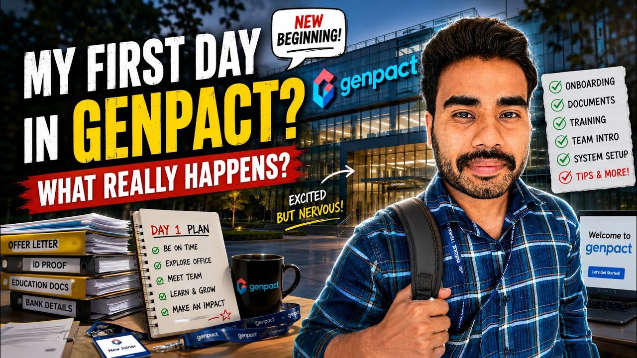My 1st DAY IN GENPACT 