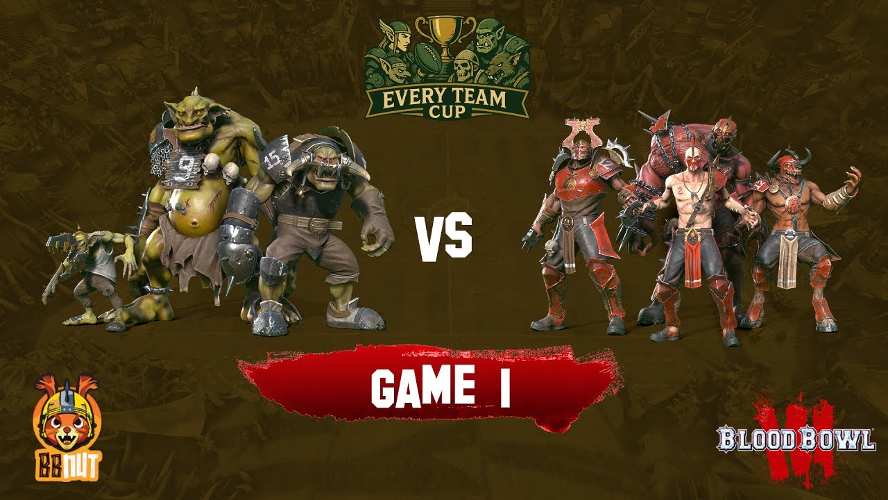 BB3 Every Team Championship (ETC) Match Day 1 - Black Orcs vs Khorne - Blood Bowl League