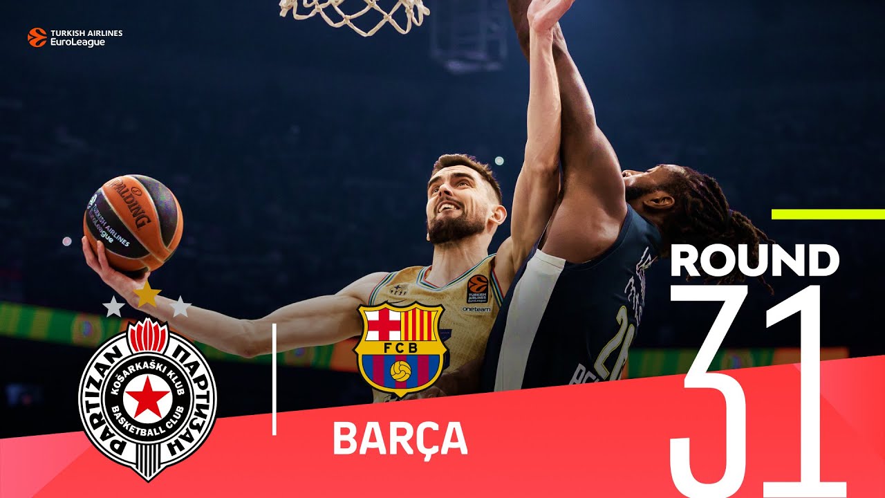 Barcelona stops Partizan in Belgrade! | Round 31, Highlights | Turkish Airlines EuroLeague