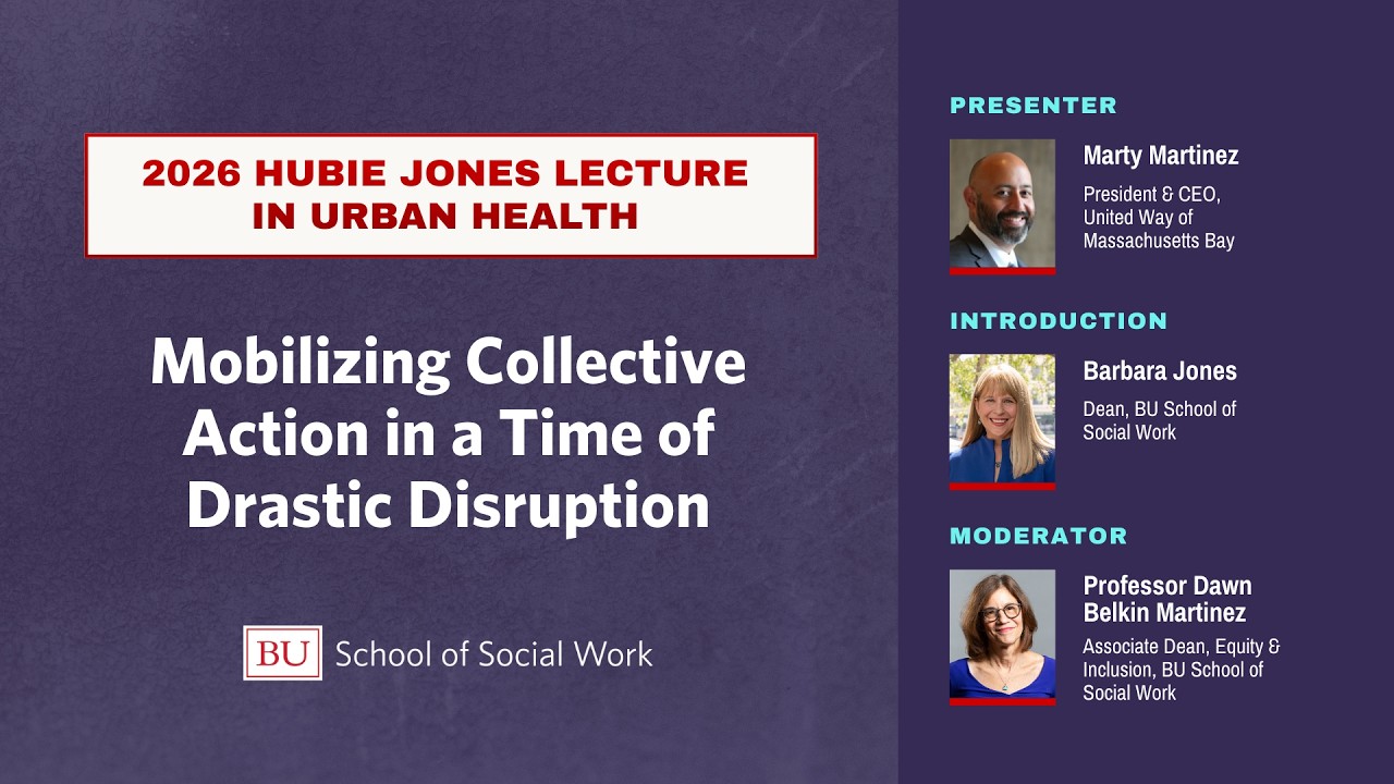2026 BUSSW Hubie Jones Lecture in Urban Health | Marty Martinez