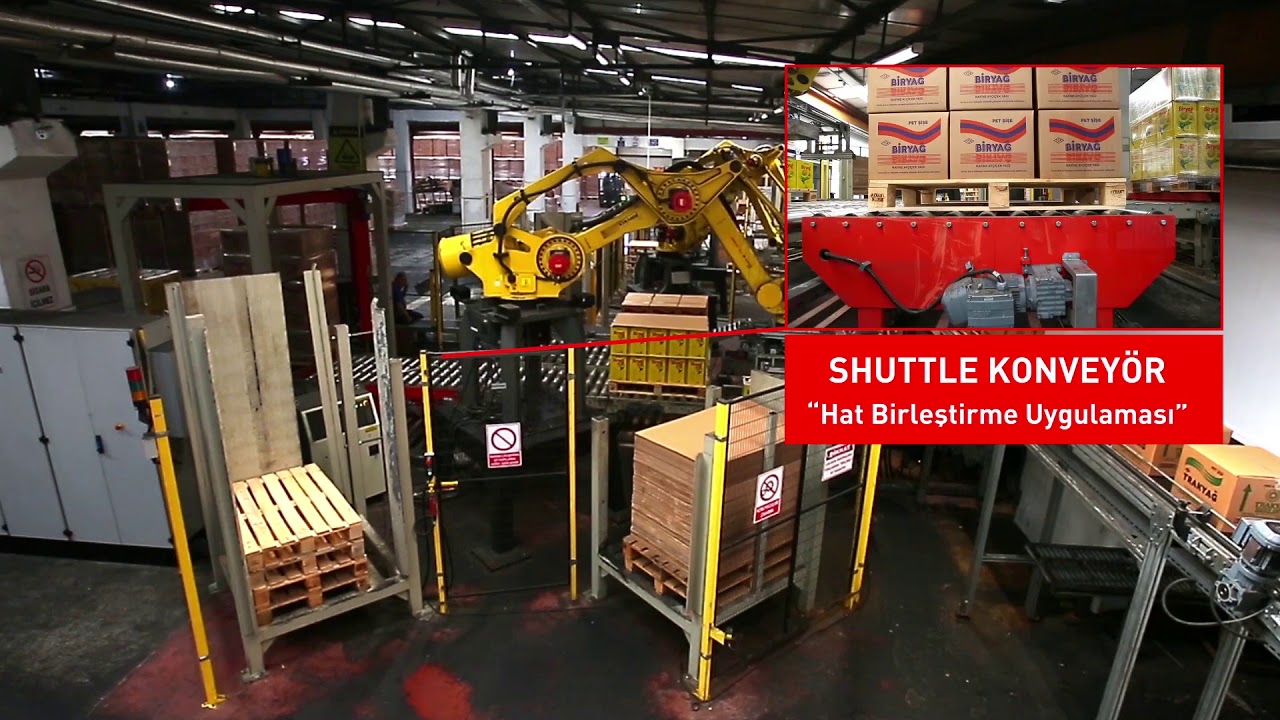 KERAMİK BOX & TIN PALLETIZER AND STRETCHWRAPPER LINE