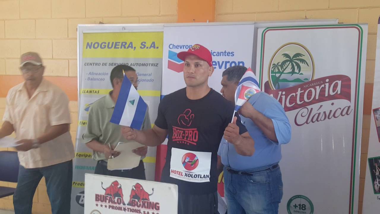 Rueda y Osorio cumplen con la báscula en Managua.