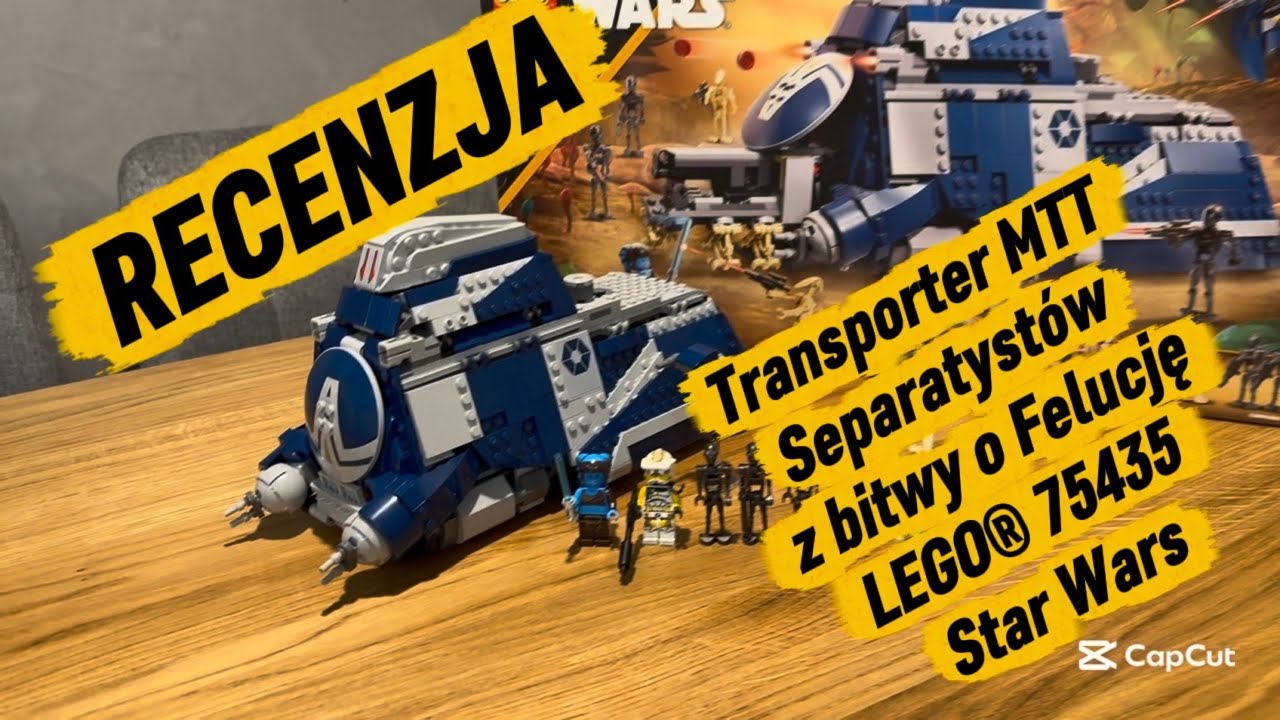 RECENZJA - Transporter MTT Separatyst&oacute;w z bitwy o Felucję - LEGO&reg; 75435 Star Wars