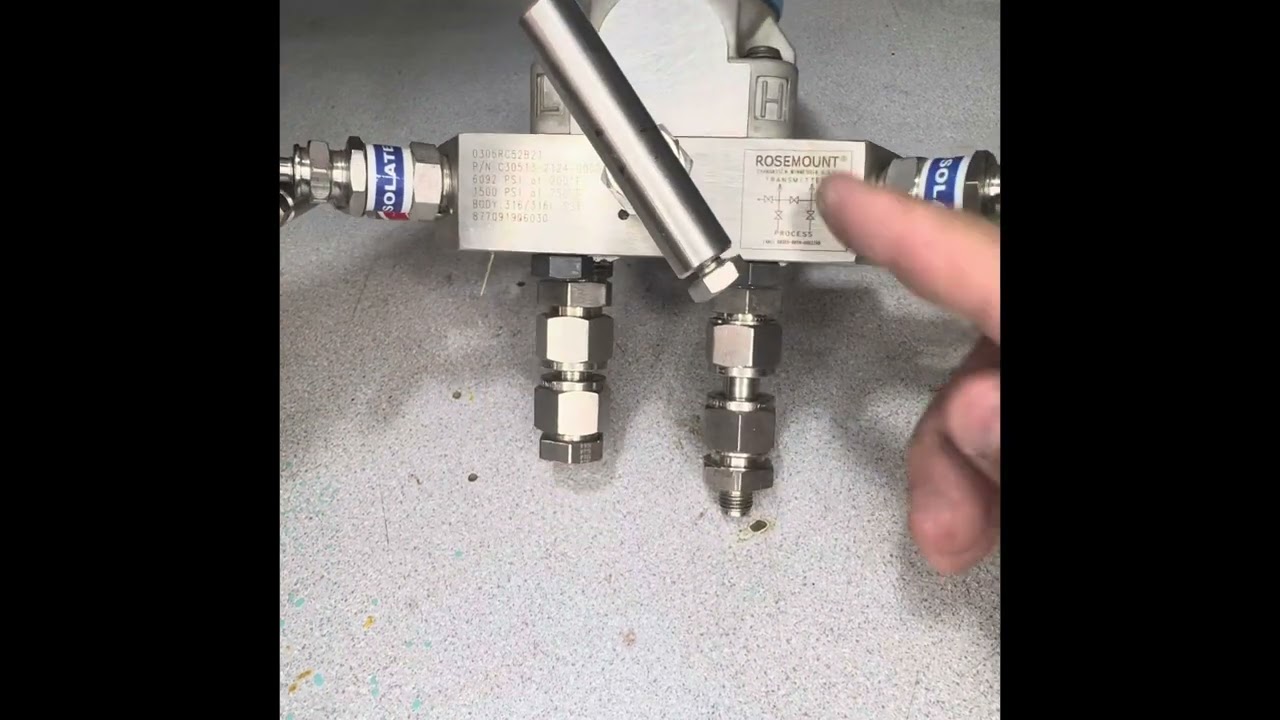 How to prepare a Pressure or Differential Pressure Transmitter for Calibration, what fitting needed