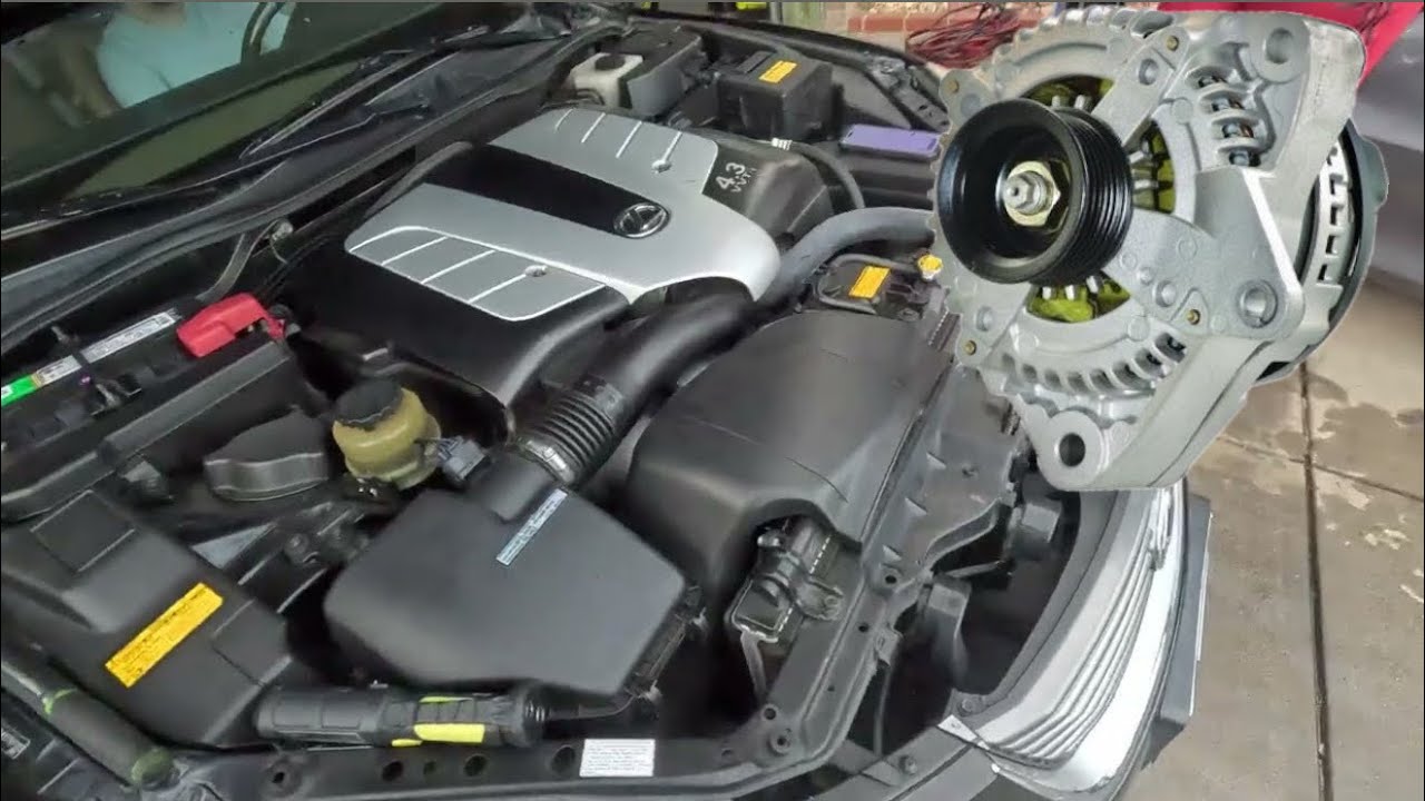 Замена генератора 2006 2007 2008 2009 2010 Lexus SC430 LS430