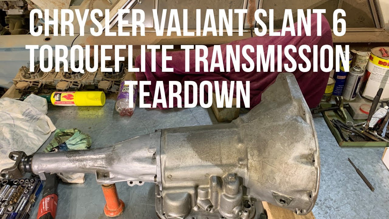 Slant 6 torqueflite transmission teardown , it’s from a Chrysler VC Valiant