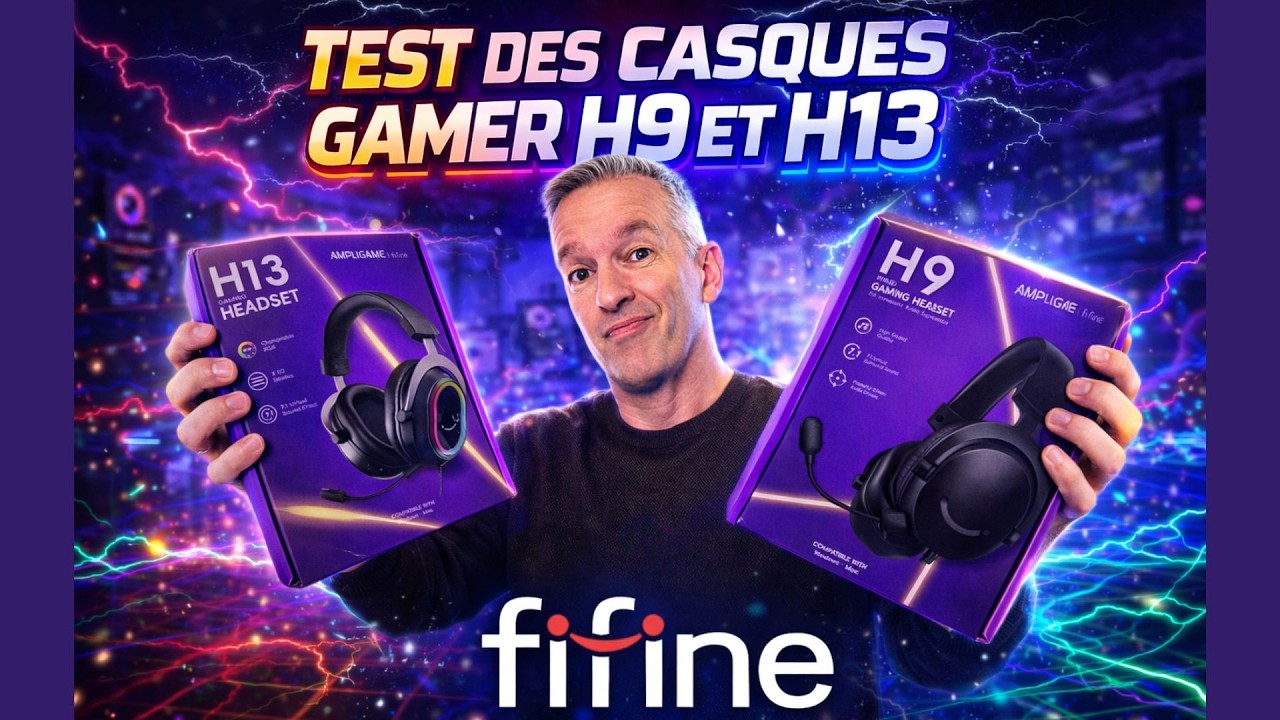 😱 Je ne m’attendais pas à ça… Test des casques gaming Fifine H9 & H13