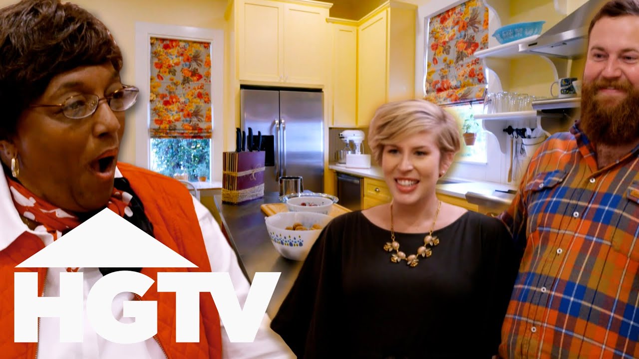 Ben & Erin Install Yellow Cabinets To Make This Kitchen A Thousand Times More Beautiful! | Home Town