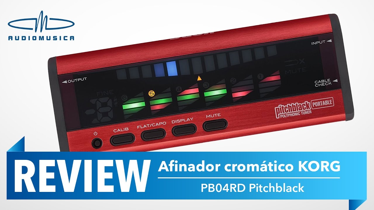 REVIEW / Afinador crom&aacute;tico Korg Pitchblack PB04RD