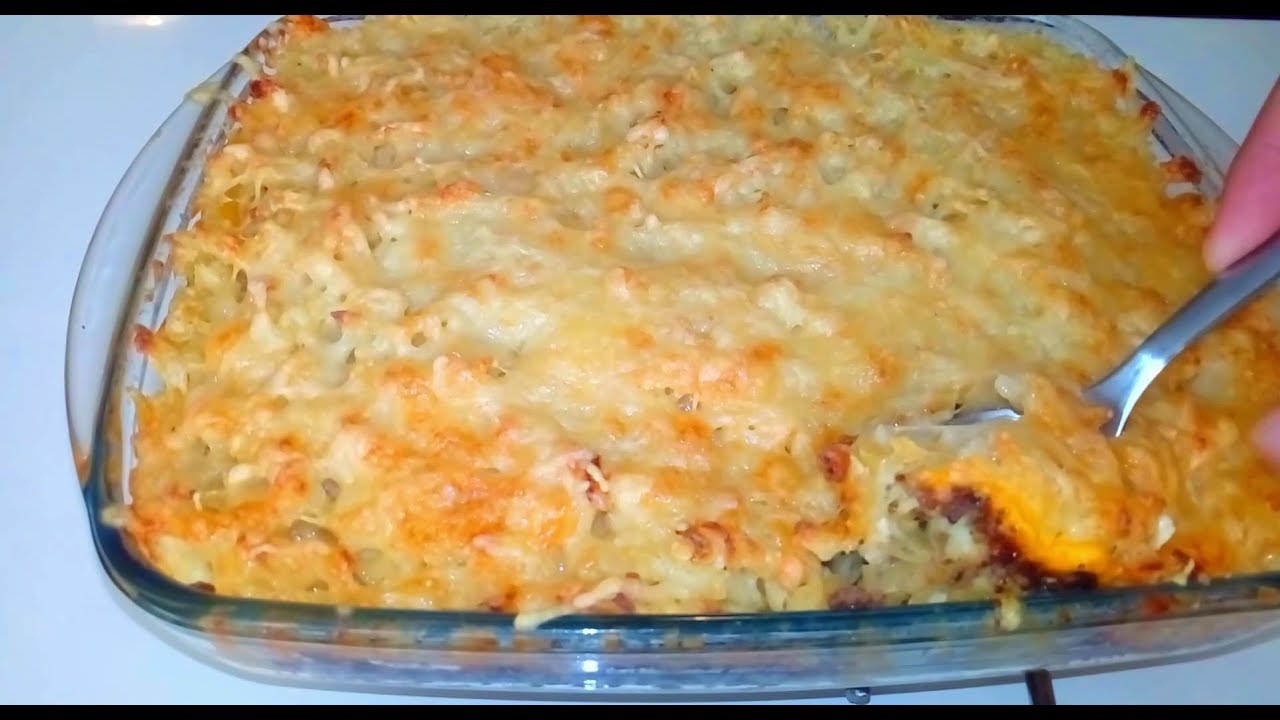 GRATIN DE P&Acirc;TE A LA VIANDE HACH&Eacute;E FACILE