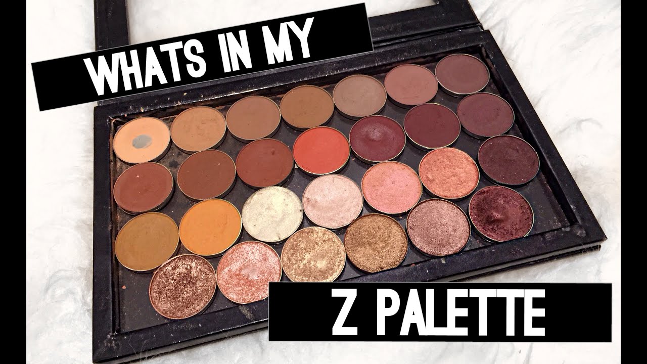 INSIDE MY ZPALETTE + FAVORITE SHADOWS & SWATCHES | MINDY MARIE
