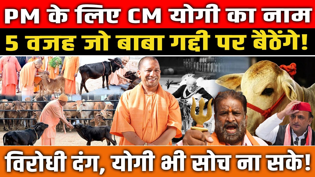 PM के लिए योगी का नाम, 5 वजह जो बाबा गद्दी पर बैठेंगे! विरोधी दंग, Yogi भी सोच ना सके! UP News