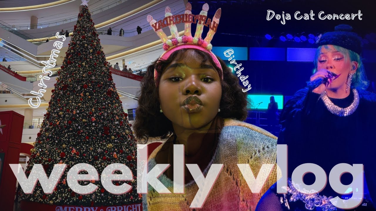 Life Lately: Doja Cat Concert, Birthday, Opening Presents and Christmas Lunch | Vlog 🇰🇷