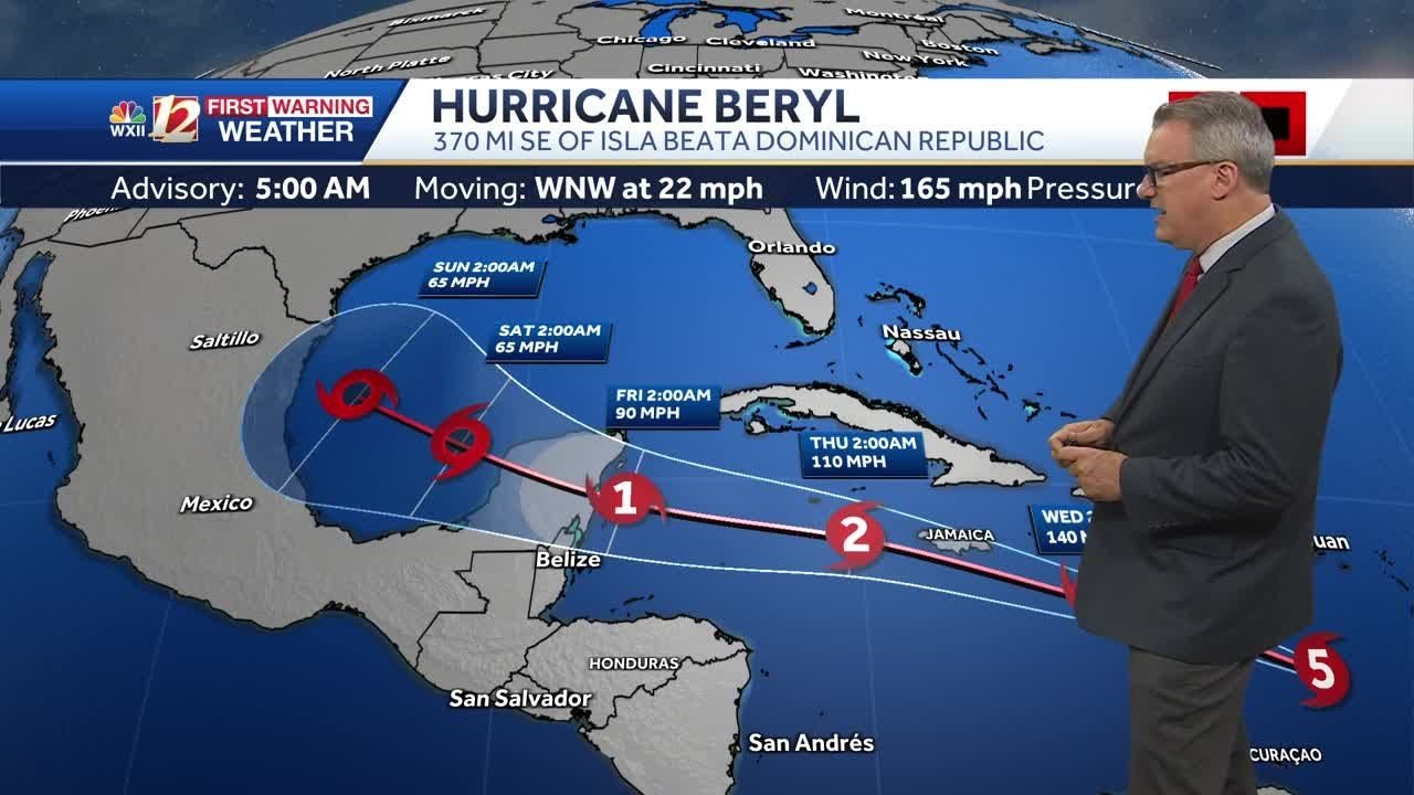 Newsclip: Hurricane Beryl is the earliest Cat 5 to develop in any season