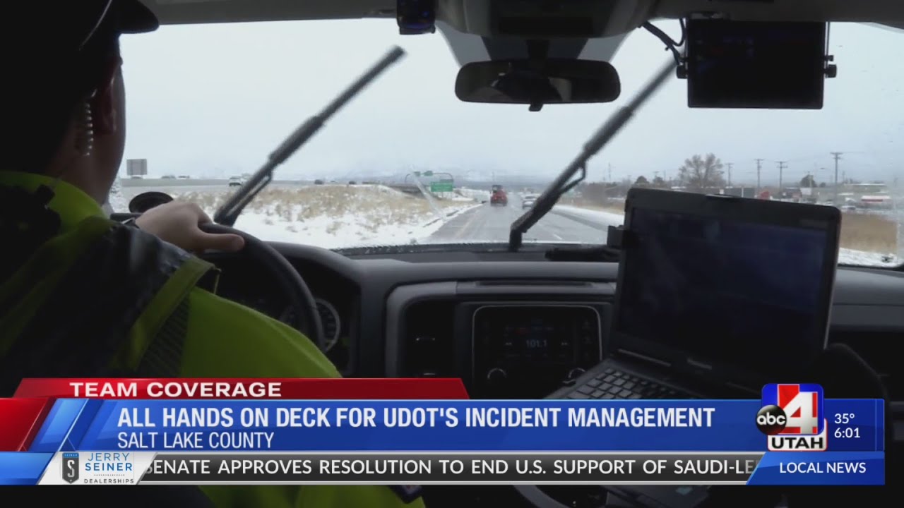 UDOT&rsquo;s incident management stays busy with hundreds of calls across Salt Lake County (6 p.m.)