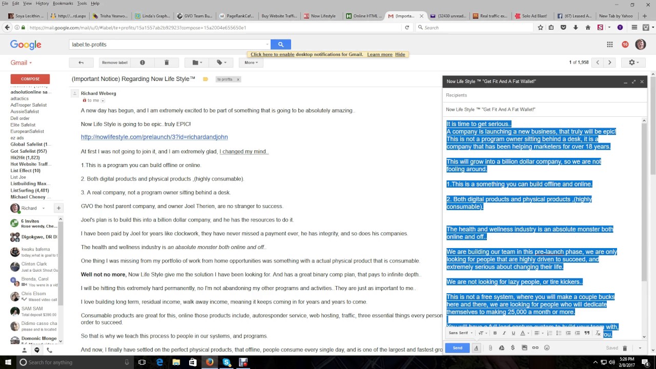 How to send a solo ad in Leased Ad Space