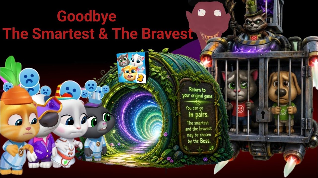 Goodbye The Smartest & The Bravest~MyTalking TomFriends2 | The Boss&rsquo;s Return in Pairs Rule | AmongUs