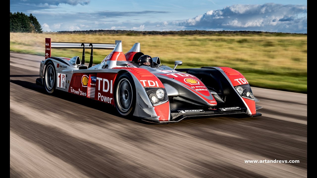 AUDI R10 TDI LMP1 - Presentation and Test Drive - Art & Revs
