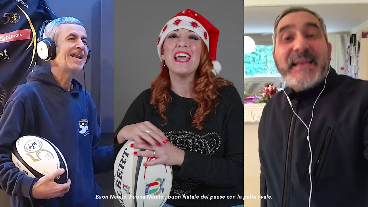 BON NADAL DAL PAES CUL BALON UVAL - BUON NATALE DAL PAESE CON LA PALLA OVALE