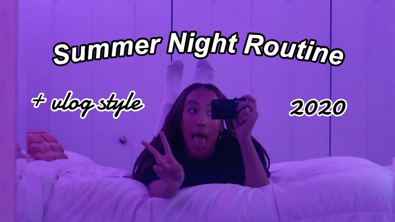 Summer Night Routine 2020! | Sydney Crenshaw