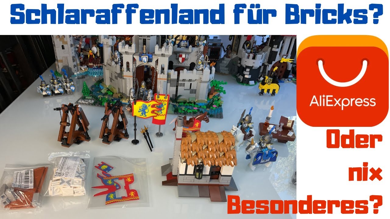 Bricks von Ali Express - alles zu kaufen, aber taugt es auch was? Hier am Bsp. Ritterwelt