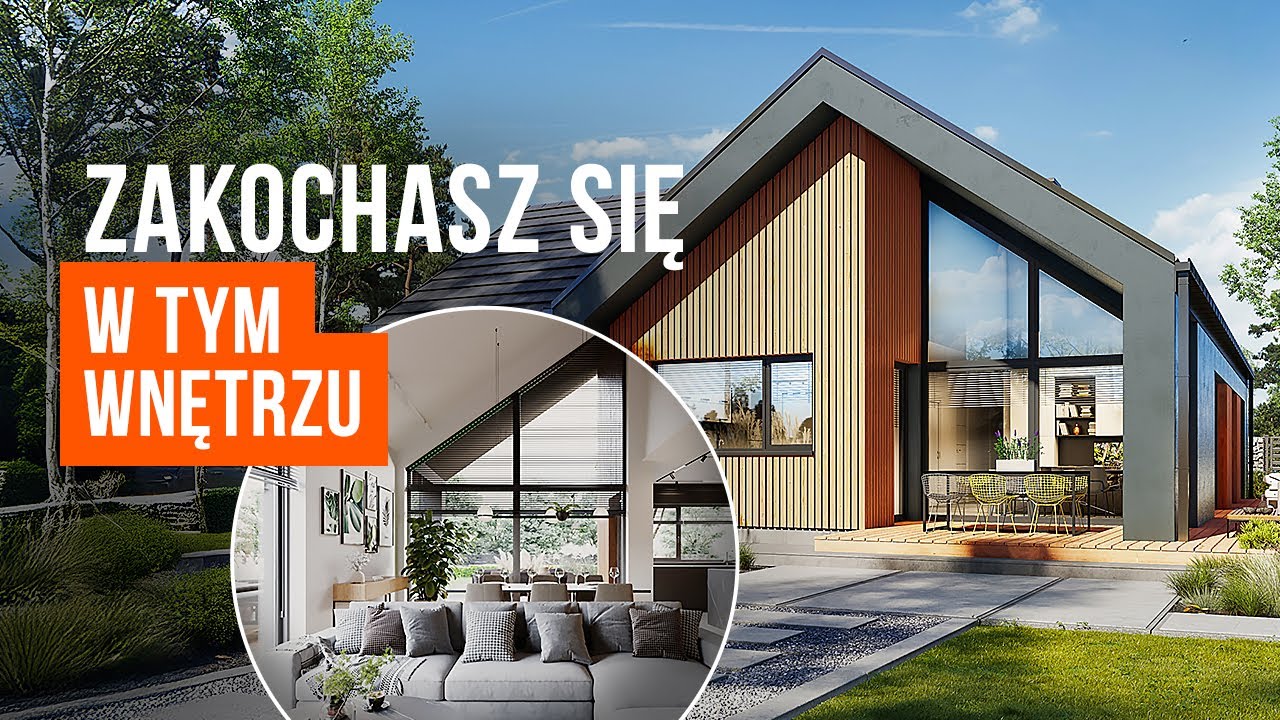 Dom w kosaćcach 23 (G) &ndash; Film, na kt&oacute;ry czekaliście! Zobaczcie te  wnętrza - ARCHON+ Projekty Dom&oacute;w