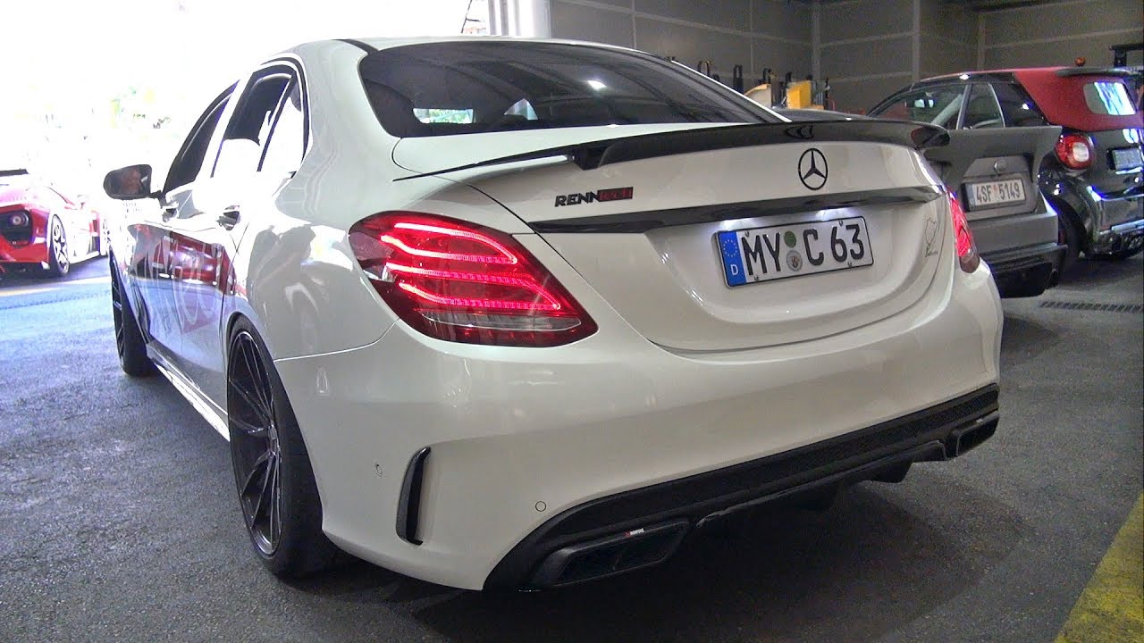 725HP RENNtech Mercedes-AMG C63S - LOUD ACCELERATIONS!