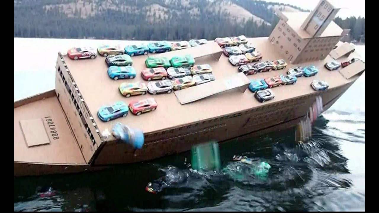 Cardboard Auto Carrier sinks