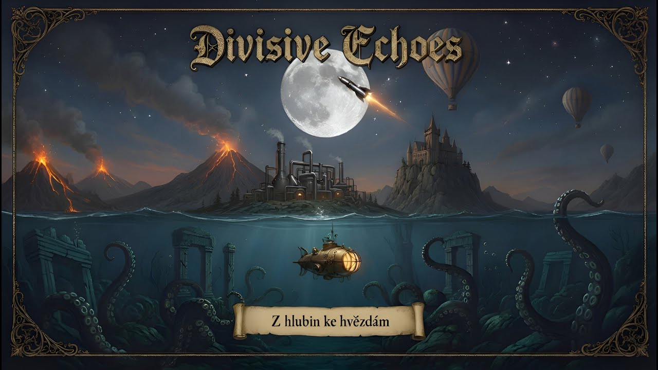 Divisive Echoes – Z hlubin ke hvězdám (Full album) | Power metal na motivy Julese Vernea