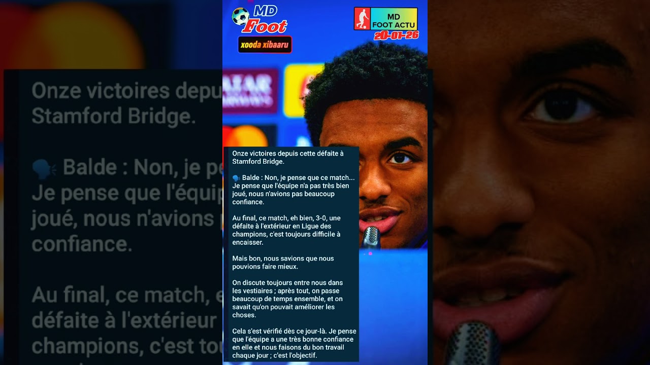#SONINKE : Confrence de presse Hansi Flick, Balde,