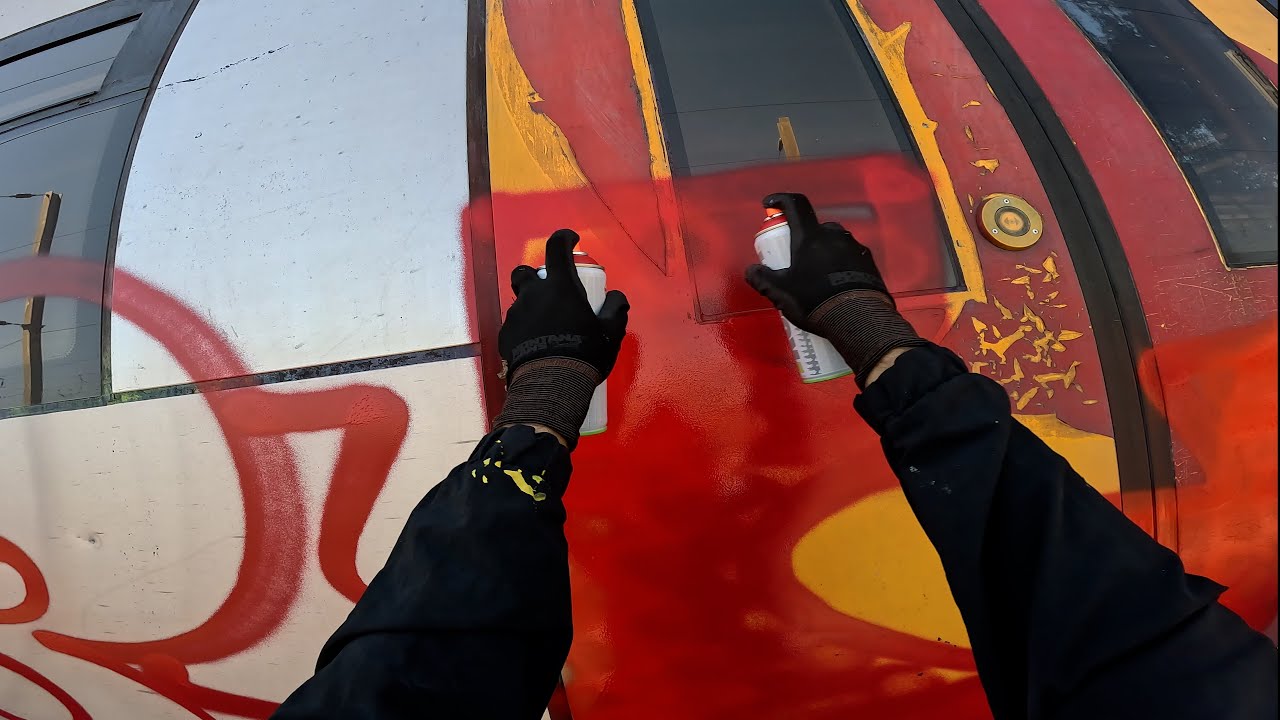 Quick Graffiti Mission - 2 Hands 4 Colors 5 Minutes