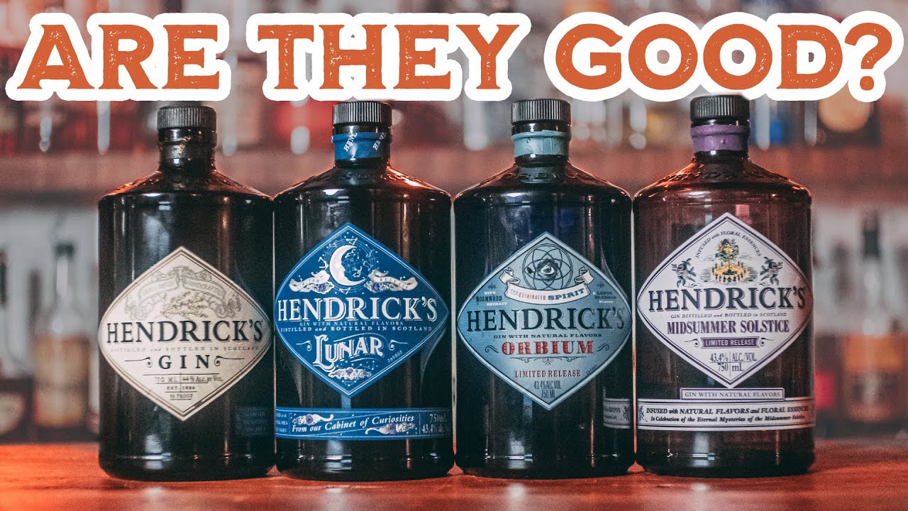 Hendricks Lunar vs Orbium vs Midsummer Solstice Gin Review