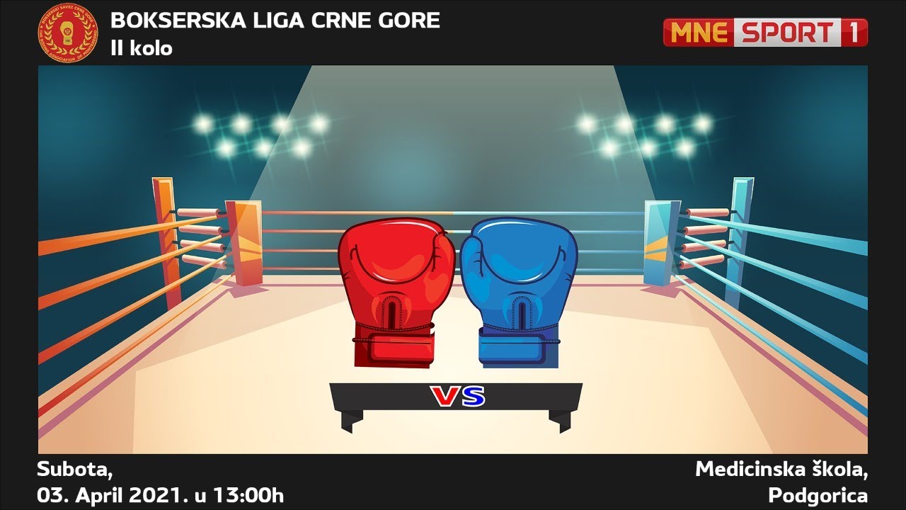 Bokserska liga Crne Gore | 2. kolo | LIVE