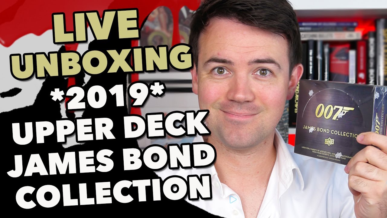 LIVE UNBOXING | 007 James Bond Collection Upper Deck Trading Cards | INCLUDES AUTOGRAPHED CARDS