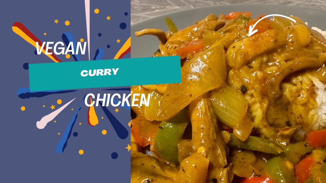 Vegan Curry Chicken w/ Oyster Mushroom Veganuary S5 E14