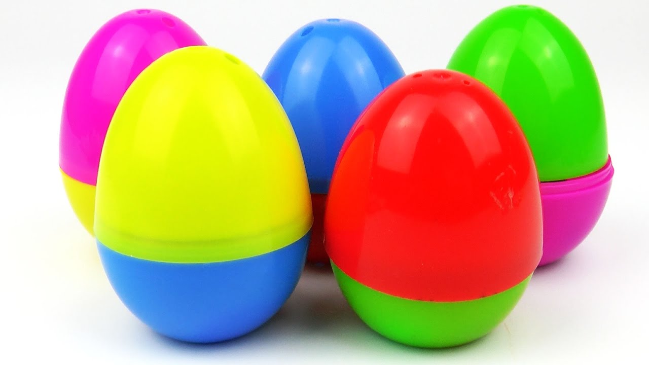 Surprise Egg Different Learn Colors with Toys Egg