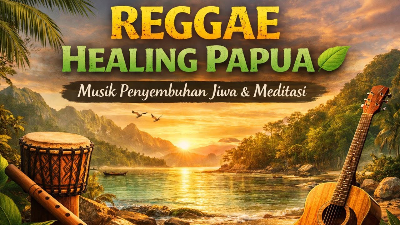 [🌴] 🎧Kalau Pikiranmu Lelah, Dengarkan Ini 🌿🍃 Reggae Healing Papua Untuk Pikiran Tenang