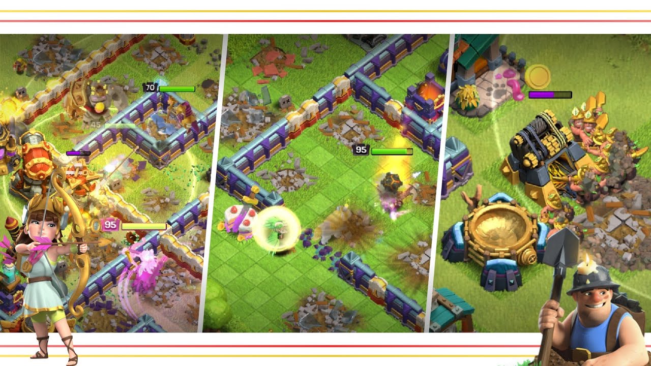 TH16 Queen Charge Mass Miner Attacks (Clash of Clans)