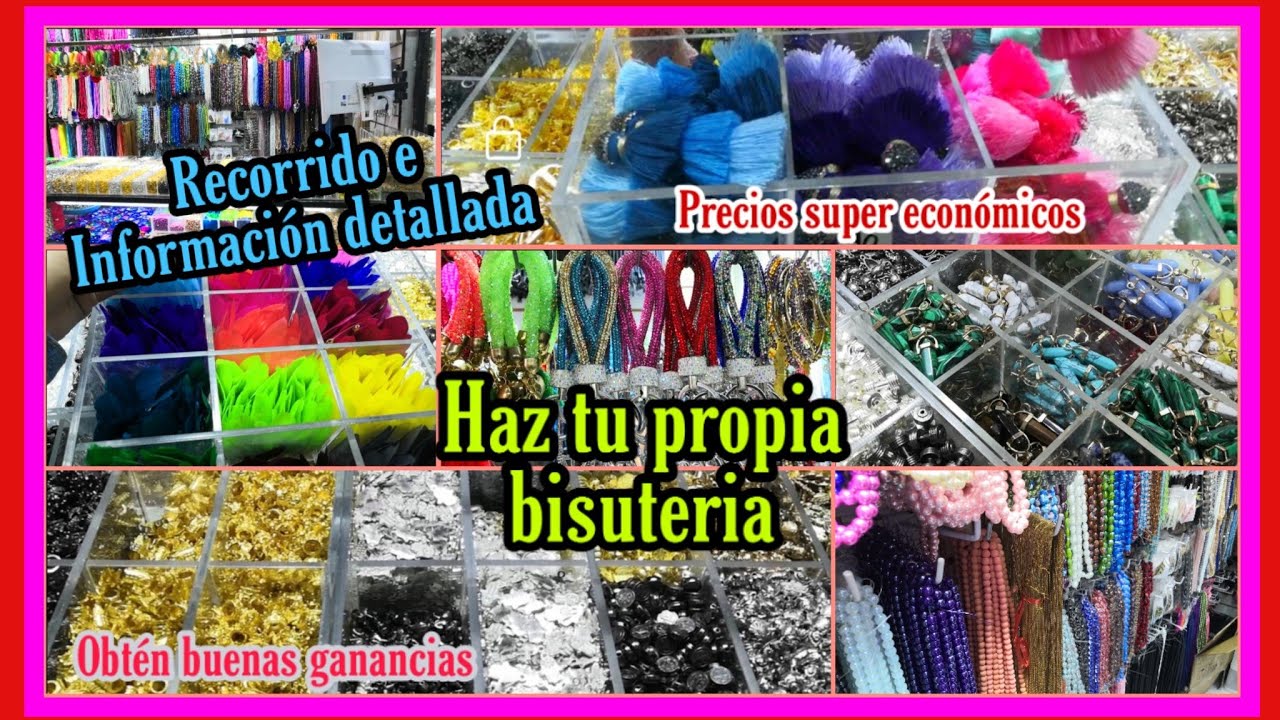 MATERIAL para HACER PULSERAS y COLLARES // Recorrido, precios y materiales