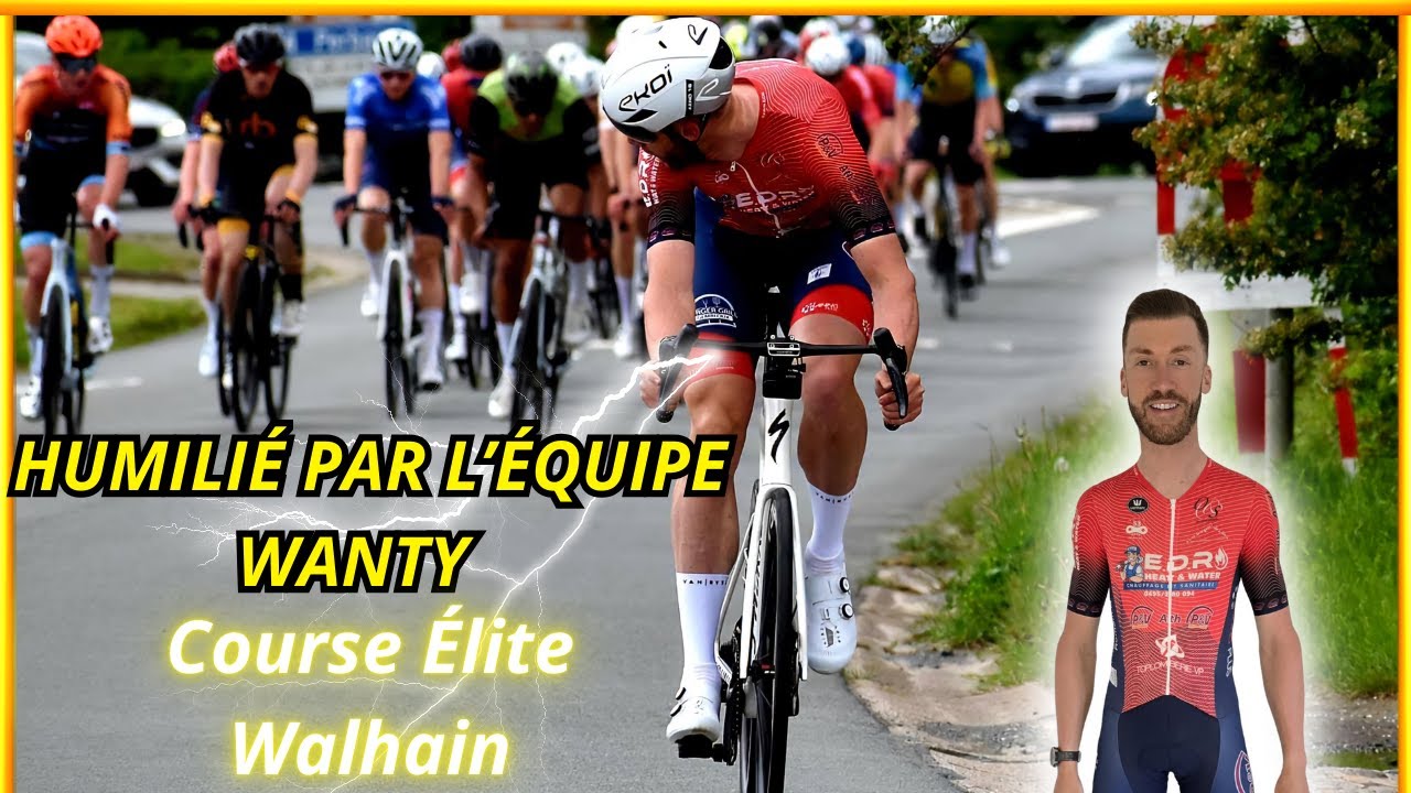 Humilié par L'Équipe Wanty Sur La Course Élite de Walhain !