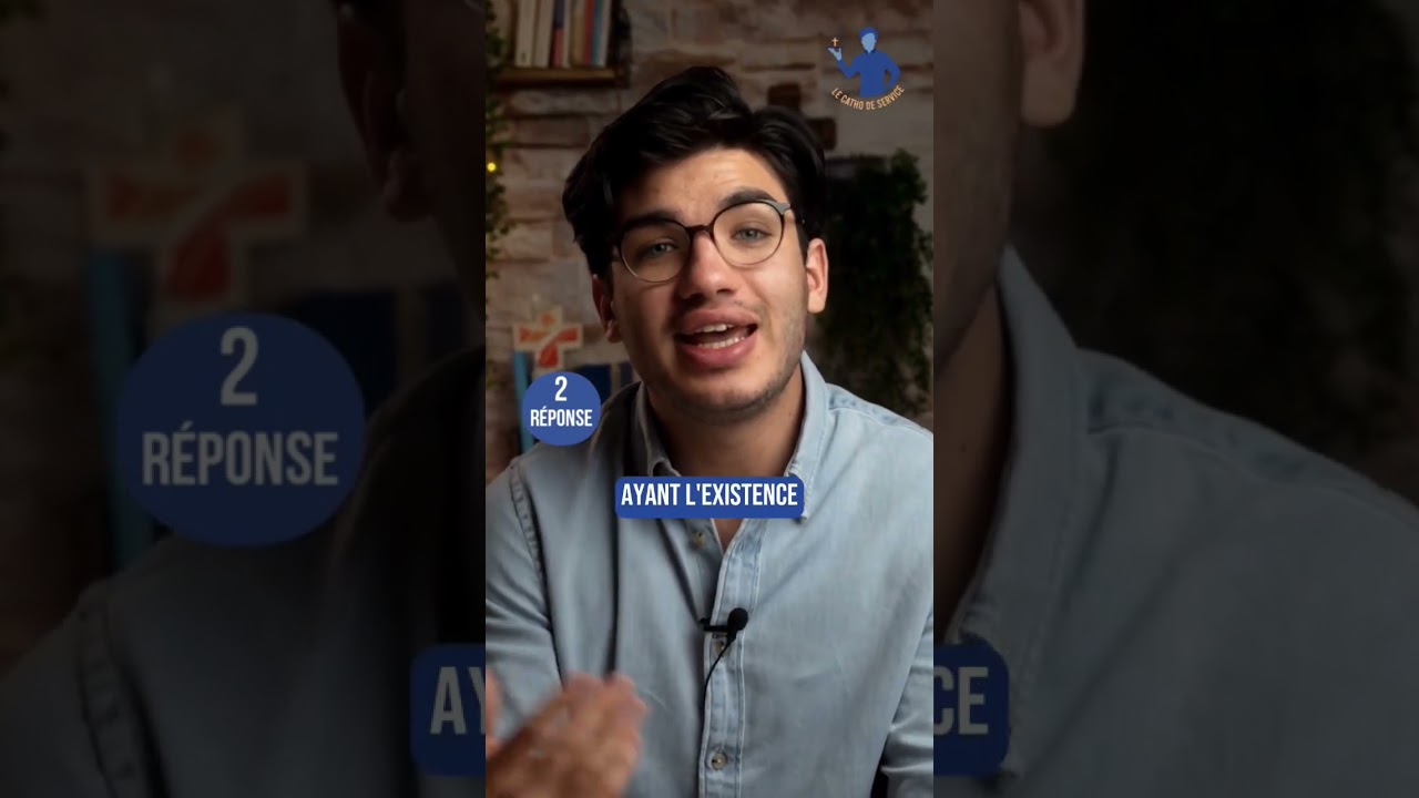 La preuve logique de l'existence de Dieu.