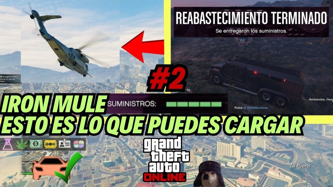 ¡Descubre los VEHÍCULOS que puedes CARGAR con el IRON MULE #2 en GTA 5 ONLINE! 🚛💥