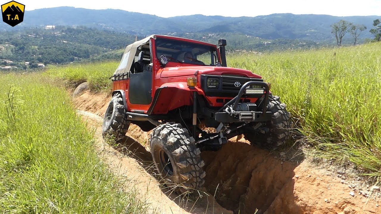 Trilha da Pedra Rachada - Toyota Monstra & Troller com 42