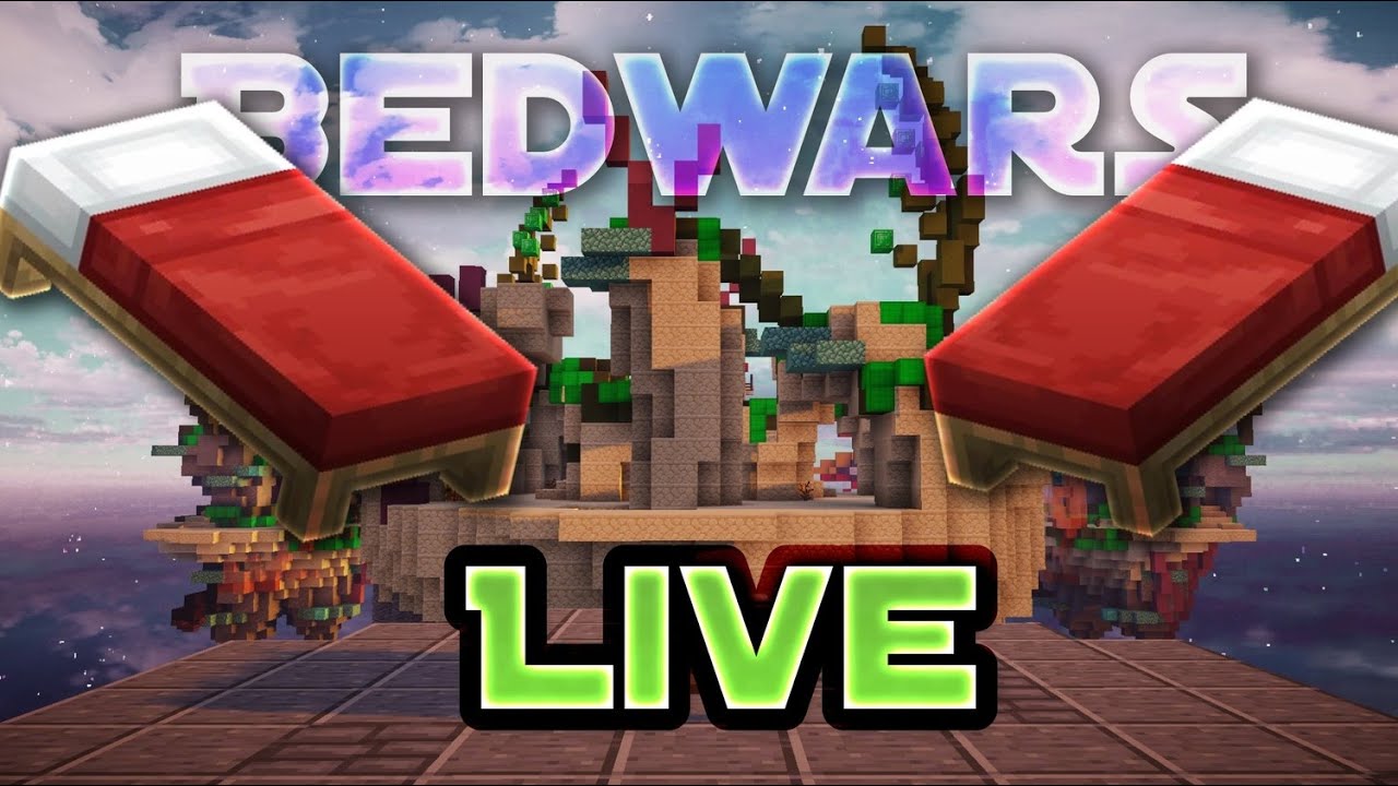 Playing Bedwars/BedFight/LIVE | MineBerry/Veltrix | #bedwarslive #minecraft #mineberry #bedwars
