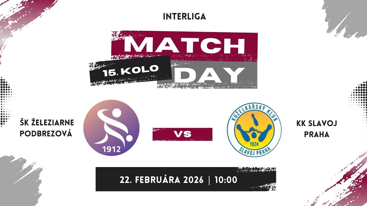 15.kolo, Interliga ŠK Železiarne Podbrezová  - KK Slavoj Praha