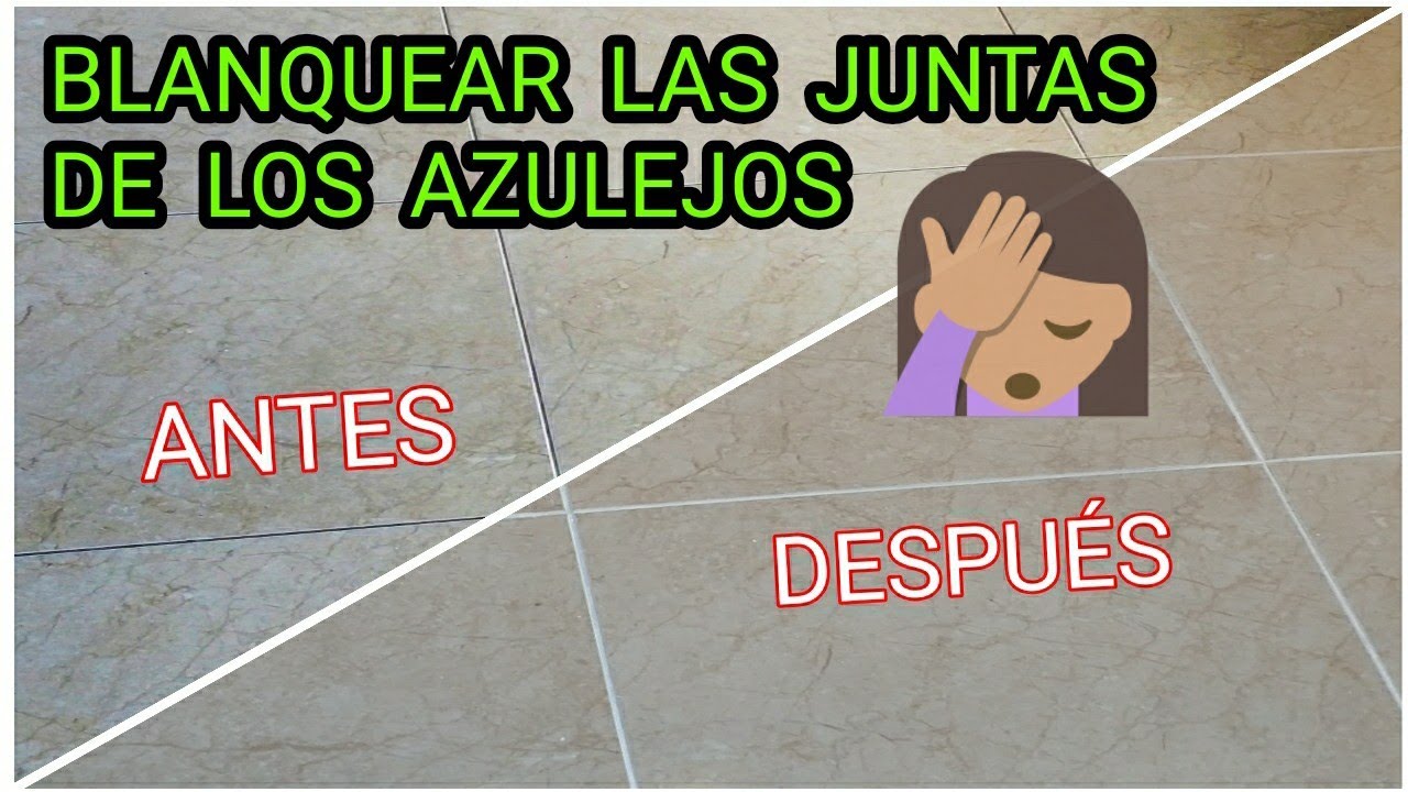 🧹BLANQUEAR ⬜ LAS JUNTAS DE LOS AZULEJOS