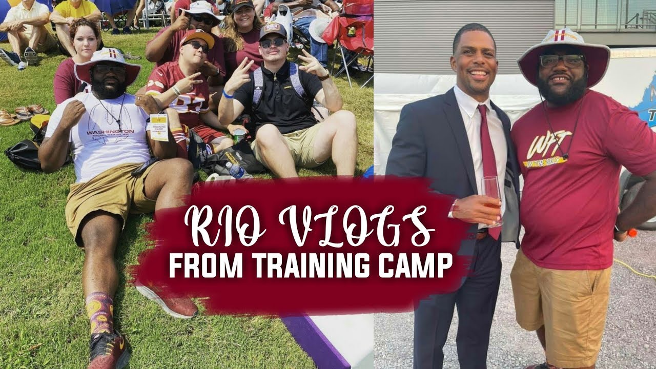 Rio VLOGS From Washington Football Team Training Camp Day 1!