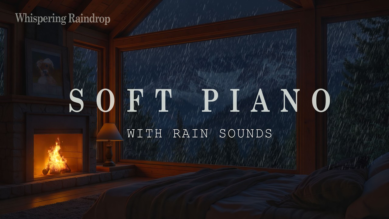Perfect Night In Forest Ambience 🌧️Close Your Eyes and Fall Into Deep Sleep, Music For Stress Relief