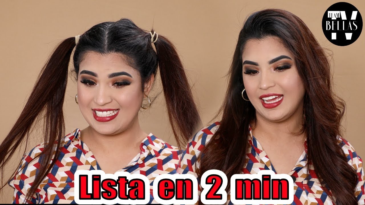 Peinados en 2 minutos facil rapido y sencillo explicado paso a paso